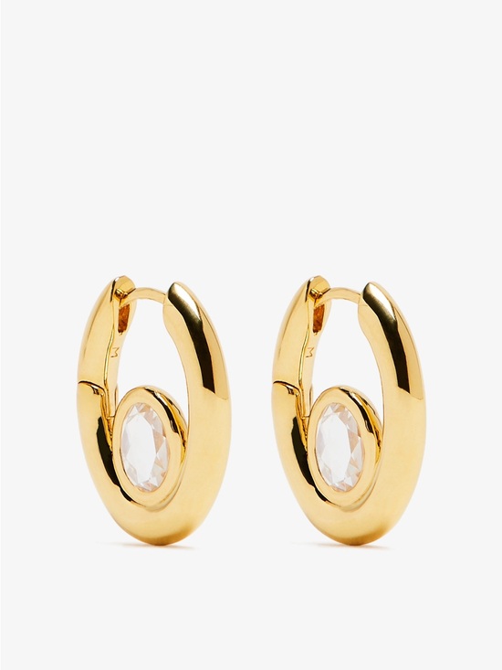 Missoma Jewelry - Missoma Oval Gemstone Hoops